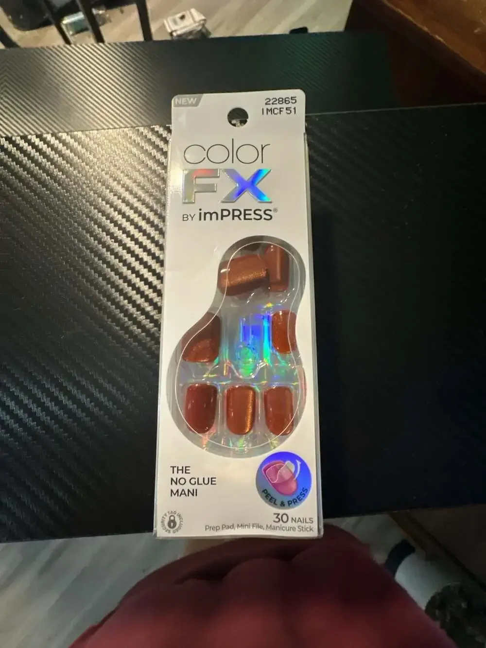 colorFX by imPRESS Press-On Fake Nails Ruby Rush 30ct